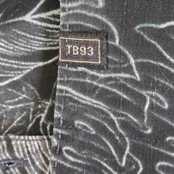 TOMMY BAHAMA Big And Tall Silk Luminescent Fronds Long Sleeve Shirt  size XXL - Picture 16 of 16